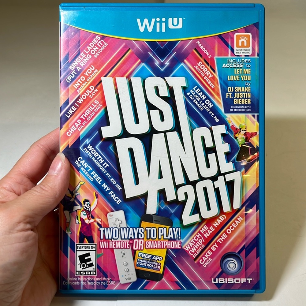 Nintendo Wii U just dance 2017